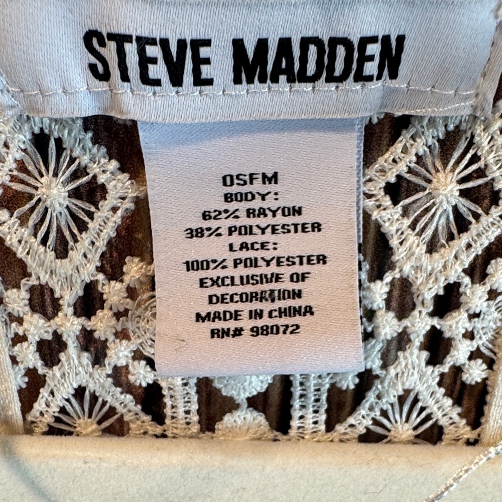 Steve Madden Cream Lace Kimono - Picture 12 of 15